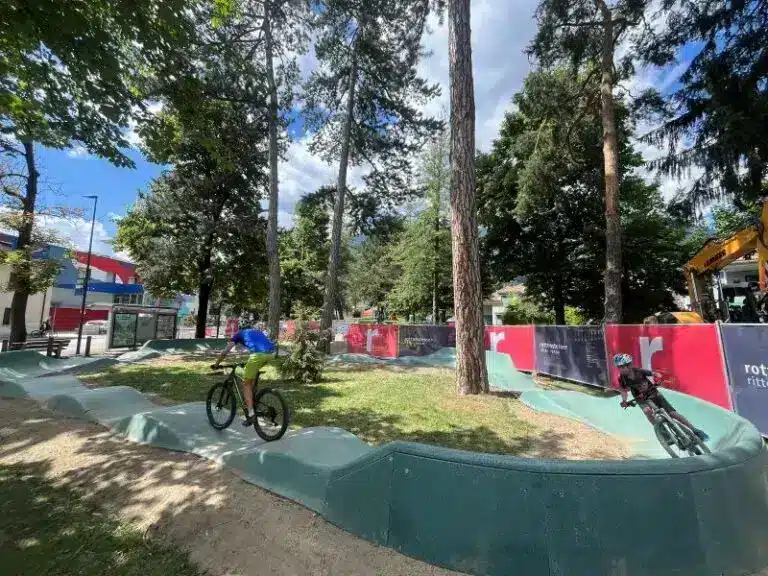Mobiler Pumptrack in Brixen