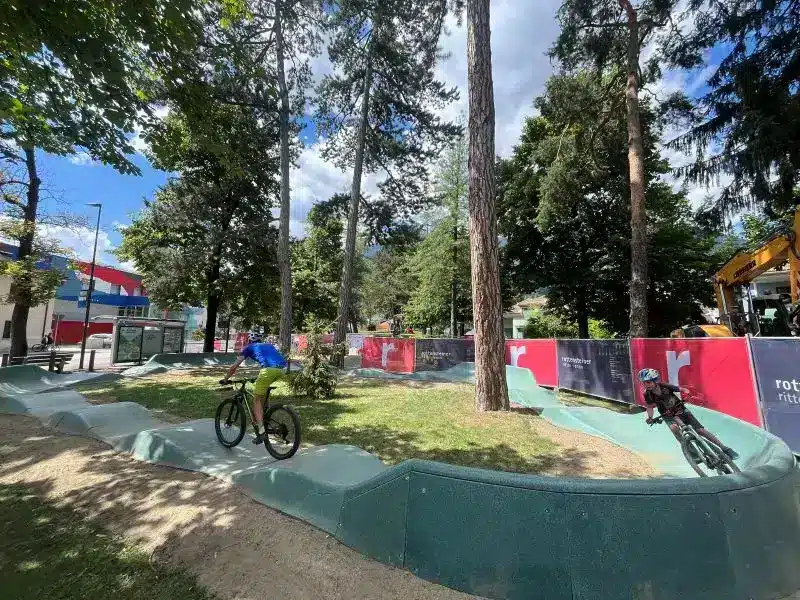 Mobiler Pumptrack in Brixen