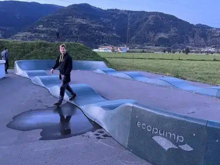 Zell am See Montage mobiler Pumptrack