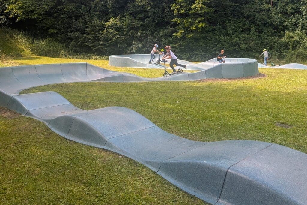 Ecopumptrack bei Gemeinde Projekt