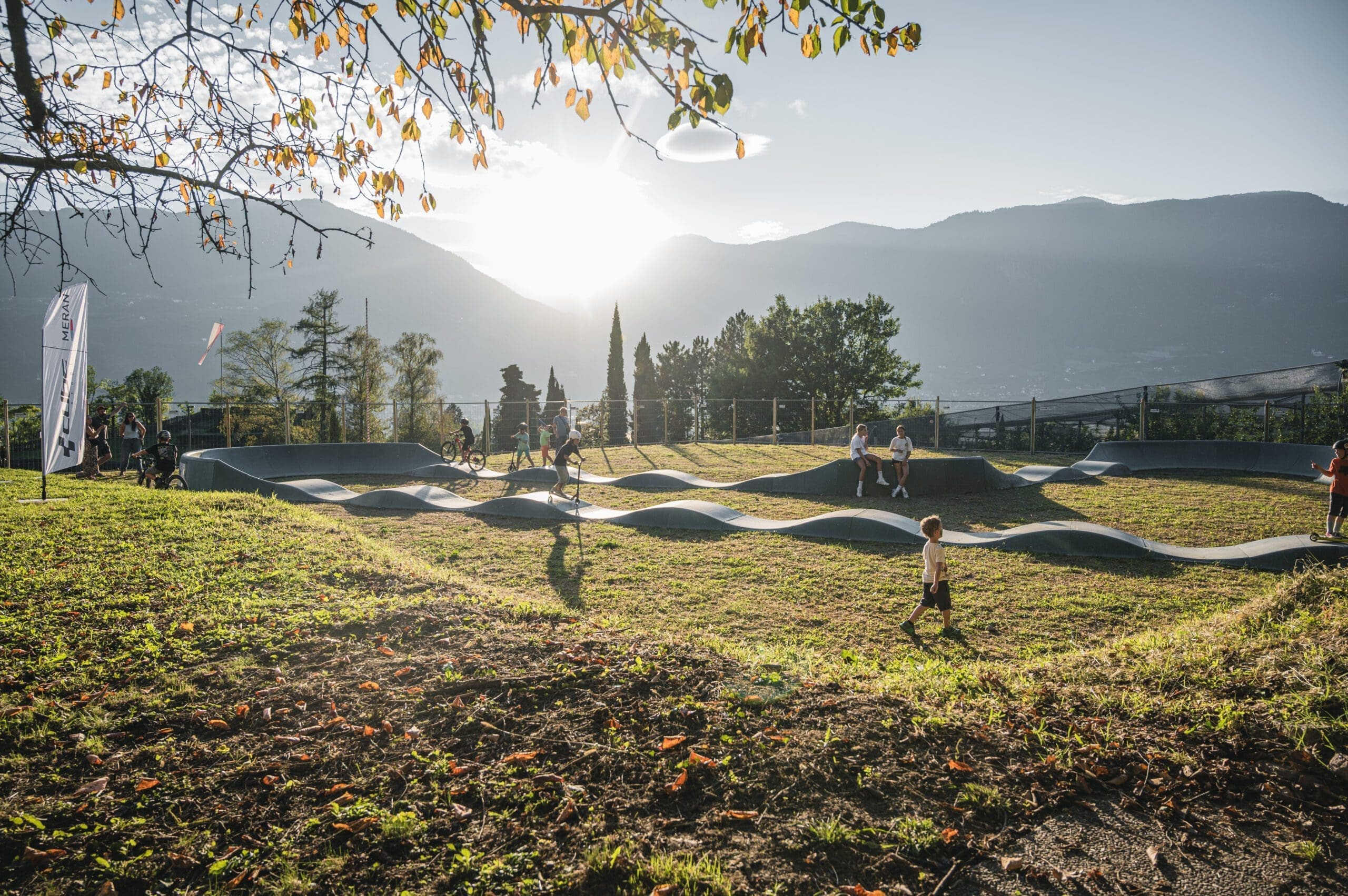 mobiler und modularer Pumptrack