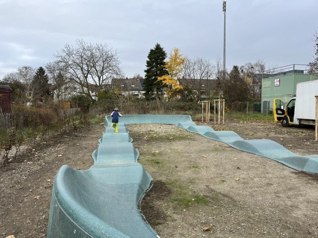 Mobiler Pumptrack bei Outdoor Event