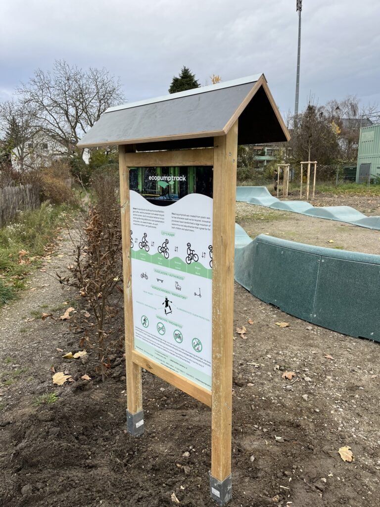 Nachhaltiger Pumptrack für Kinder und Jugendliche